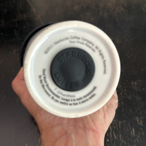 Starbucks 2011 Ceramic Coffee Travel Cup - Picture 3 of 4